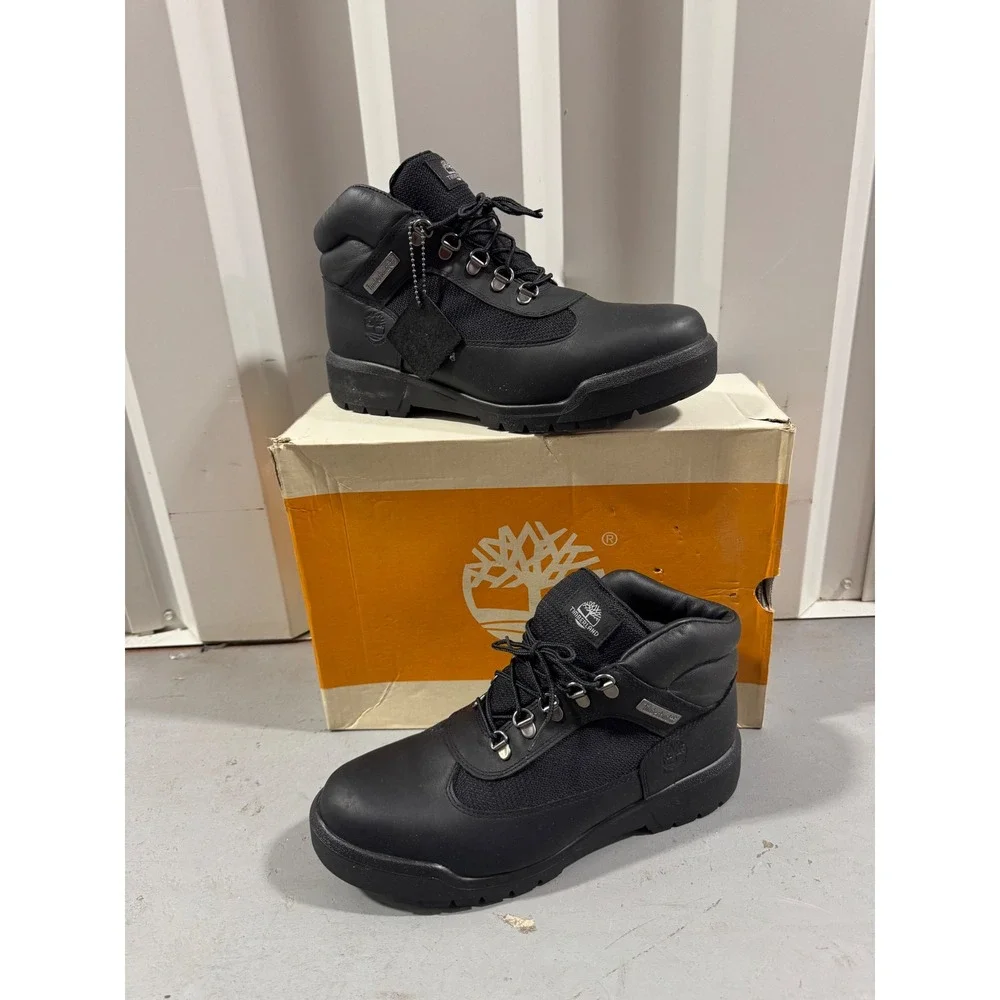 Timberland Field Boots Mens 10.5 Black Waterproof PrimaLoft A17KY A7098